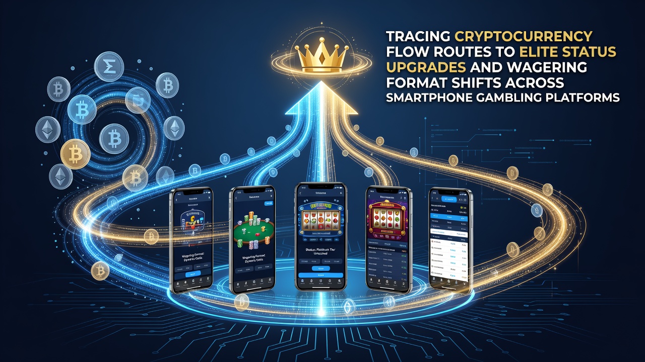 Cryptocurrency transaction flows on mobile gambling apps leading to VIP upgrades